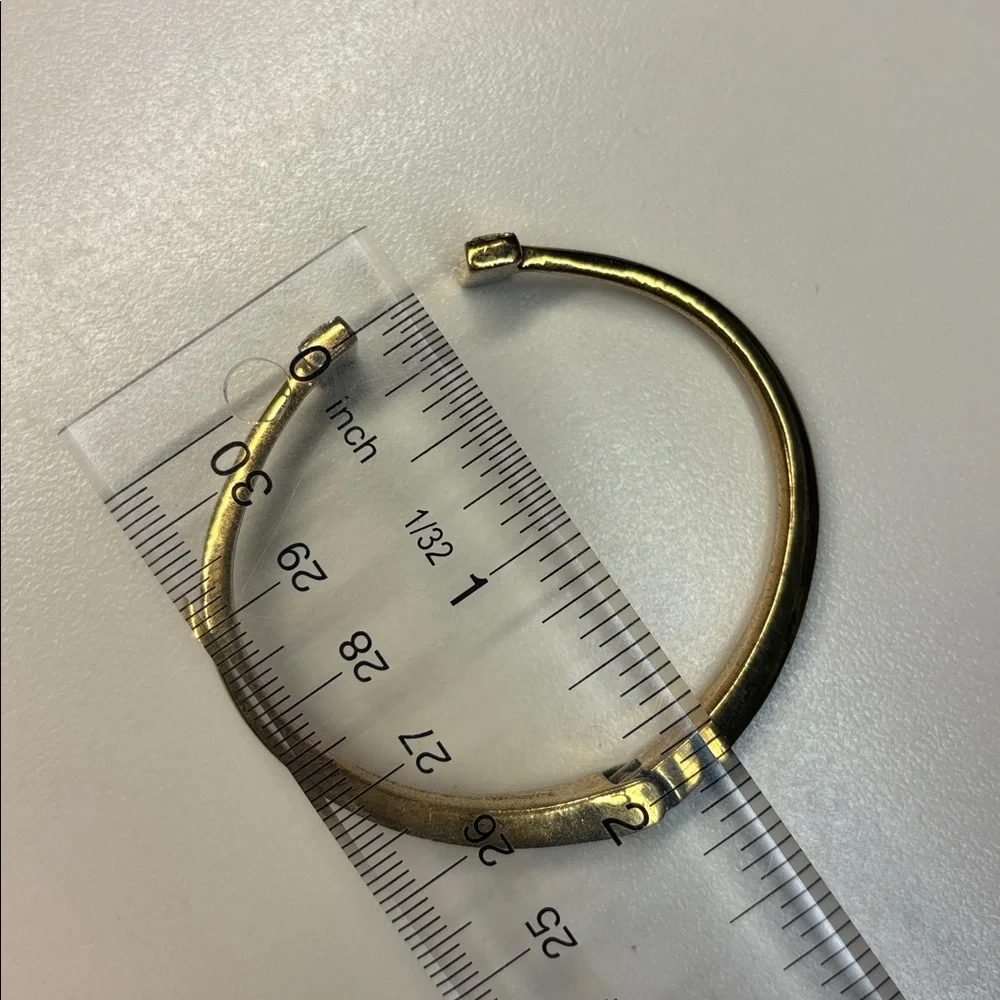 Kate Spade Raising The Bar gold tone bangle